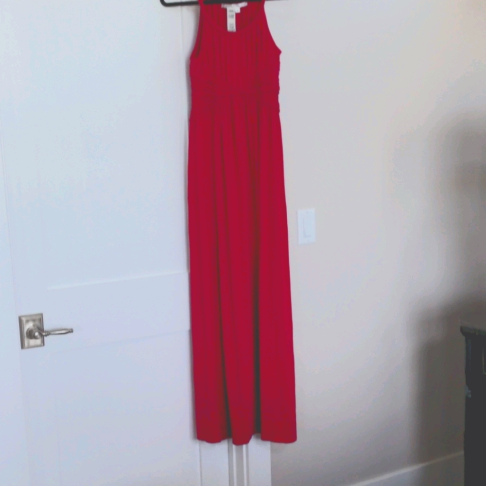 Magenta Hot Pink Maxi Dress Medium